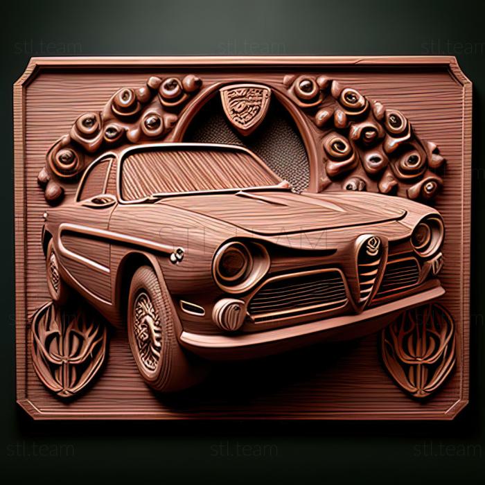 3D модель Alfa Romeo Giulia Sprint Speciale (STL)